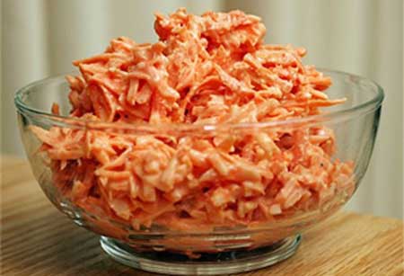 Салат из моркови с медом рецепт, ингредиенты. Фото готового блюда